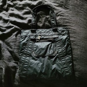 Diesel Nylon Tote, Black